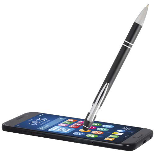 Kish długopis ze srebrnym wykończeniem  Czarny 10797590 (4)