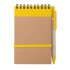 Notatnik (70 kartek) z długopisem żółty V2835-08  thumbnail