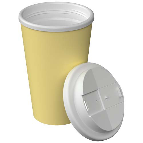 Kubek termiczny Americano® Infiniti o pojemności 350 ml z pokrywką zapobiegającą rozlewaniu się napoju Jasny bananowy 21090510 (3)