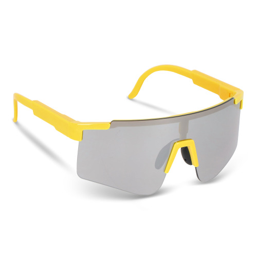 Sportowe okulary przeciwsłoneczne Tom R-PC z lustrzanymi soczewkami UV400 Asortyment fluoru / żółty LT86730-N9941 