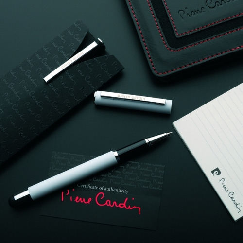 Pióro kulkowe touch pen soft touch CLAUDIE Pierre Cardin Biały B0300800IP306 (2)