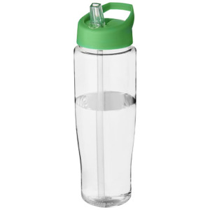 Bidon H2O Tempo® o pojemności 700 ml z wieczkiem z słomką Przezroczysty