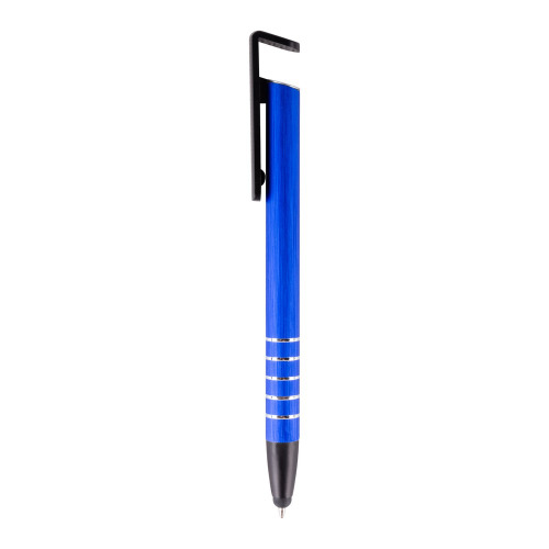 Długopis, touch pen, stojak na telefon granatowy V1816-04 