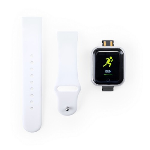 Monitor aktywności, bezprzewodowy zegarek wielofunkcyjny biały V0143-02 (1)