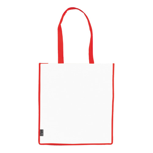 Torba non-woven 75g/m² Biały / czerwony LT91479-N0121 (1)