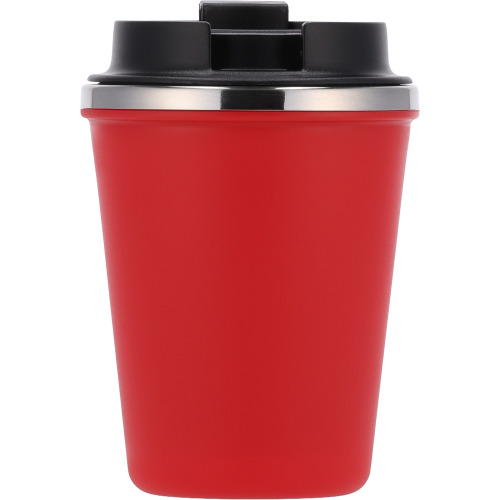 Kubek termiczny 350 ml z powłoką z recyklingu METODY Czerwony 8496205 (1)