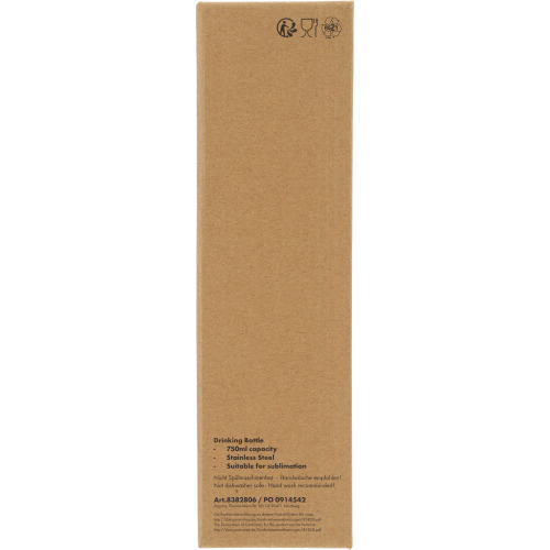 Butelka stalowa do sublimacji SANTIEGO 750 ml Biały 382806 (6)