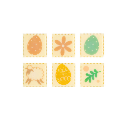 Praliny z Nadrukiem Chocostamp 6 Sztuk Wielokolorowy S0323E (2)