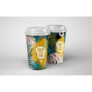 KUBEK JEDNORAZOWY PAPIEROWY 120 ML / WIELOKOLOROWY PUP01