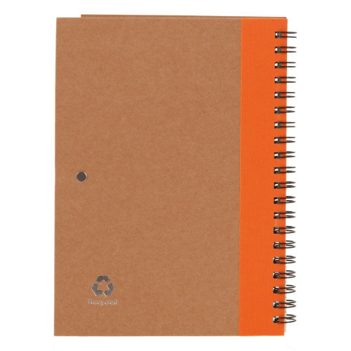 Notatnik ok. A5 z długopisem | Salvatore Pomarańczowy V2389-07 (3)