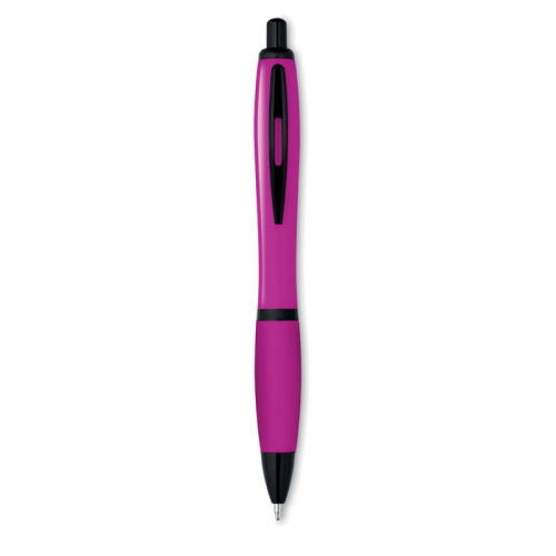 Kolorowy długopis z czarnym wy fuksja MO8748-38 