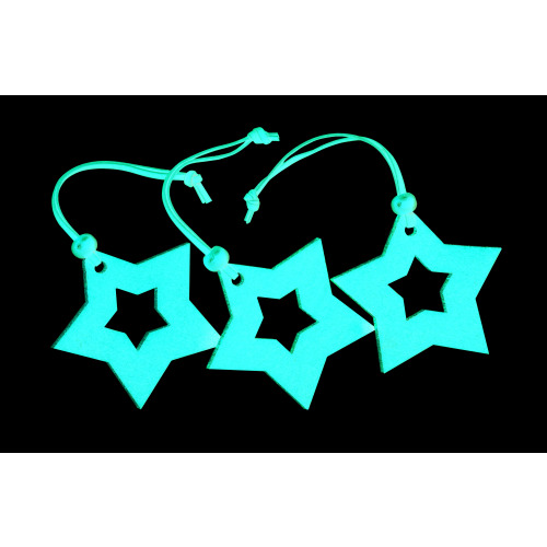 Filcowe zawieszki, gwiazdki Czerwony CX1346-05 (3)