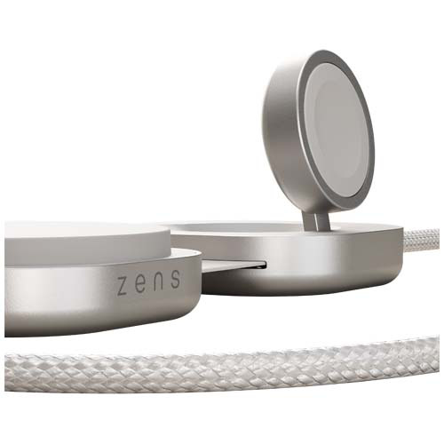 Zens Pro 3 kabel ładujący USB-C 3 w 1 o mocy 140 W Biały 12082201 (4)