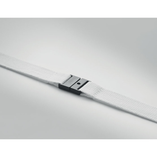 Smycz  bawełniana 20mm Biały MO6708-06 (2)