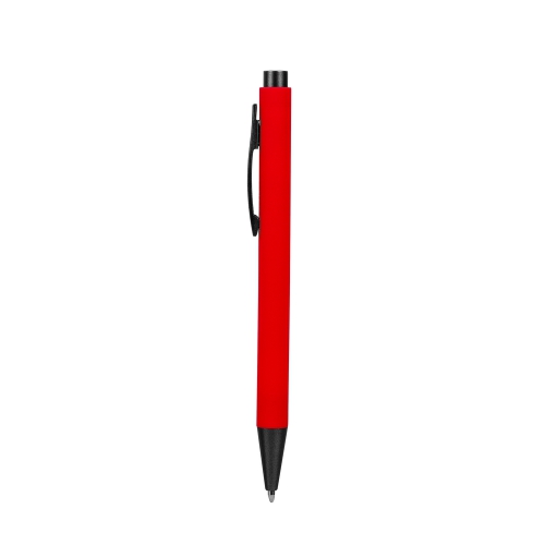Długopis z wysokiej jakości plastiku i metalu czerwony V1696-05 (1)