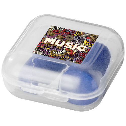 Zatyczki do uszu Serenity w etui Błękit królewski 11989302 (1)