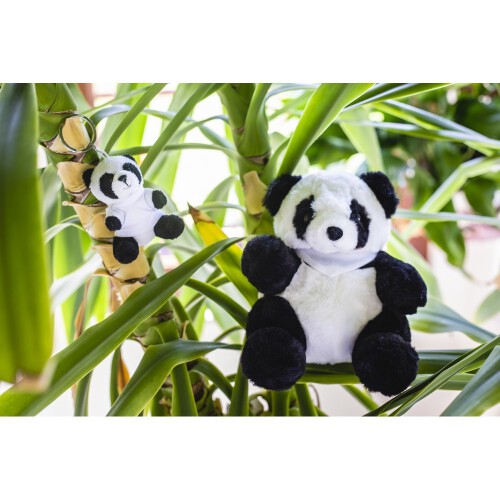 Bea, pluszowa panda, brelok czarno-biały HE763-88 (4)