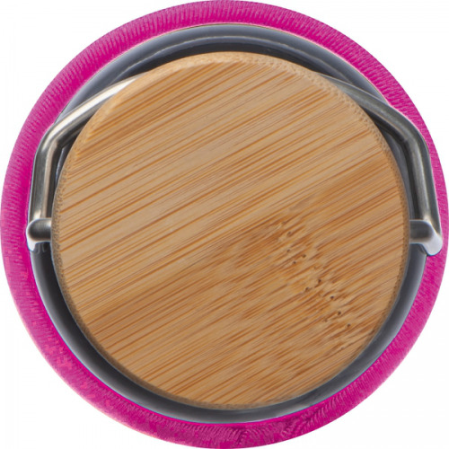 Butelka szklana z pokrowcem 600 ml RAMONA Różowy 6318111 (7)