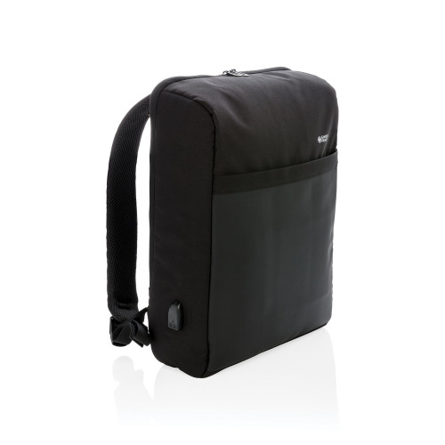 Plecak chroniący przed kieszonkowcami Swiss Peak Czarny P762.371 