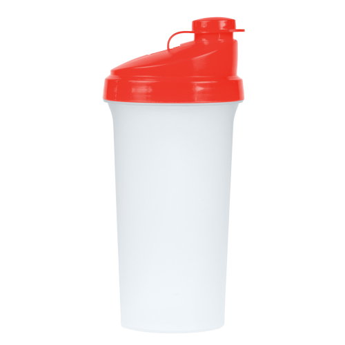 Bidon, butelka sportowa 700 ml, shaker czerwony V7468-05 (3)