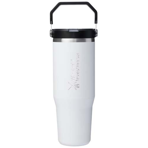 Stanley IceFlow™ 2.0 termoizolowany kubek ze stali nierdzewnej, pojemność 890 ml, z odchylaną słomką Biały 10098201 (1)