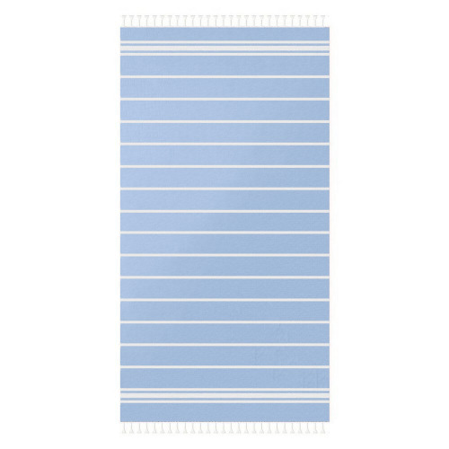Bawełniany ręcznik hammam Błękitny V8299-23 (1)