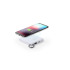 Bezprzewodowy power bank 5000 mAh, ładowarka bezprzewodowa 5W, brelok Biały V0306-02  thumbnail