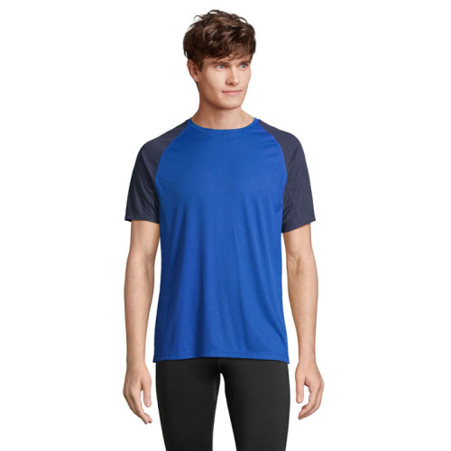 VORTEX RAGLAN T-SHIRT French Navy/Royal Blue S04787-ET-XL 