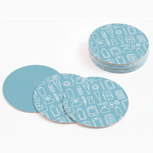 Podkładka beermat fi 100mm - jednostronna Uniwersalny OMPO0103 