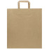 Kraft torba papierowa 80–90 g/m2 z płaskimi uchwytami — 32 x 17 x 39 cm Kraftowy brąz 1PQ01106 (1) thumbnail
