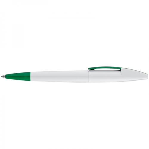 Długopis plastikowy z szerokim klipsem CANBERRA zielony 306199 (1)