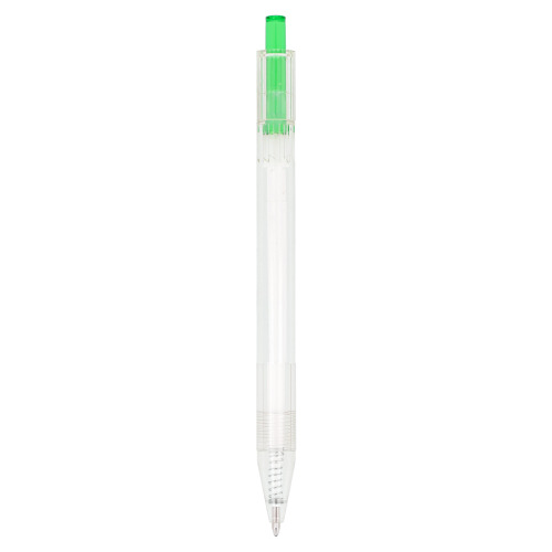 Długopis R-PET Transparentny / zielony LT80562-N0431 (4)