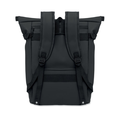 Plecak rowerowy PU na laptopa 20L Czarny MO3217-03 