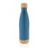 Butelka termiczna 700 ml, bambusowy element niebieski P436.795 (1) thumbnail