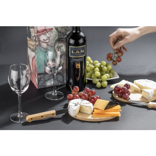 Nóż z deską do sera GORGONZOLA Naturalny 16548-17 (6)