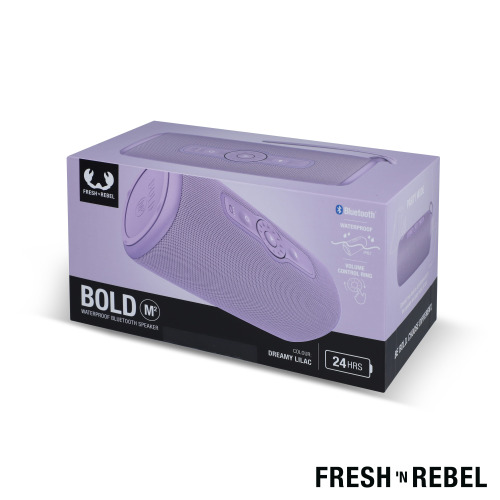  1RB7400 I Fresh 'n Rebel Bold M2-Waterproof Bluetooth speaker Liliowy LT49731-N0071 (7)