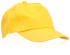 Czapka z daszkiem żółty V7052-08  thumbnail