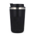 Termos na kawę ze stali nierdzewnej pochodzącej z recyklingu, 400 ml Czarny LT98698-N0002 (8) thumbnail