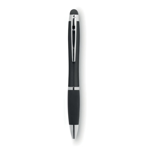 Długopis z lampką czarny MO9142-03 
