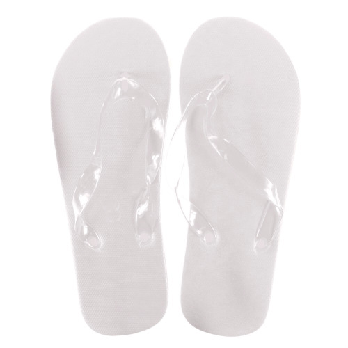 Klapki Biały V9614-02M (2)