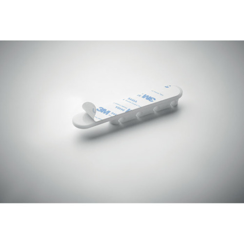 Silikonowy organizer kabli Bialy MO2824-06 (5)