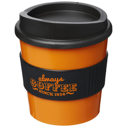 Kubek z serii Americano® Primo o pojemności 250 ml z uchwytem Pomarańczowy 21001022 (1)