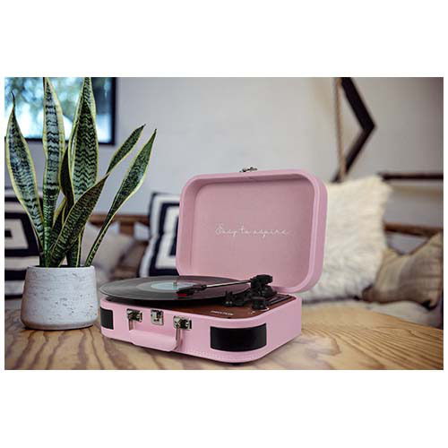 Prixton VC600 gramofon  Różowy 1PA16641 (5)