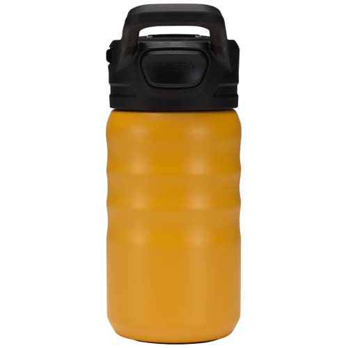 Bidon sportowy Knox o pojemności 350 ml, wykonana ze stali nierdzewnej z podwójnymi ściankami i materiału pochodzącego z recy Żółty 10095211 (3)
