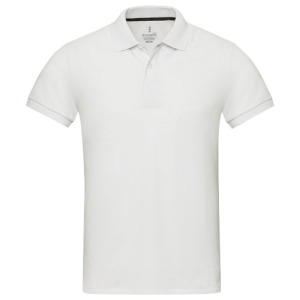 Emerald koszulka polo unisex z recyklingu z krótkim rękawem