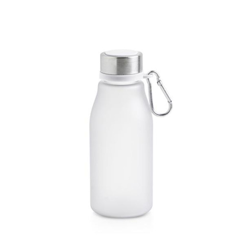 Matowa butelka RPET o pojemności 350 ml z karabińczykiem / Bijou Translucent IP37071898 