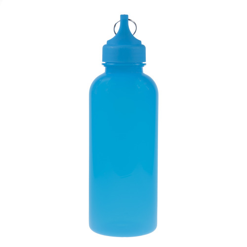Bidon, butelka sportowa 600 ml z karabińczykiem błękitny V8439-23 (3)