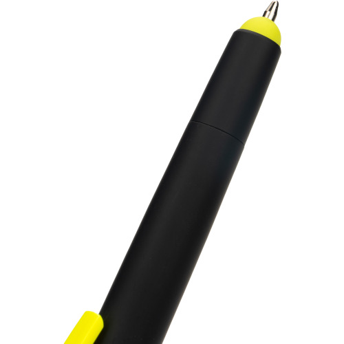 Długopis plastikowy z zakreślaczem touch pen EMMETT żółty 1096508 (7)