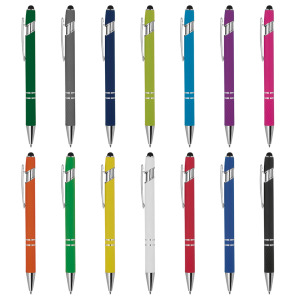 Długopis aluminiowy touch pen HERMANN Ciemnoszary