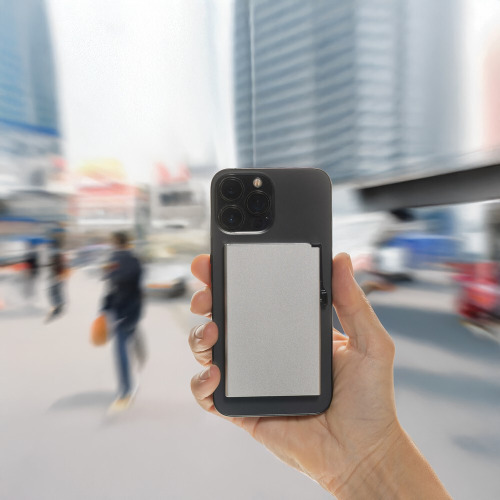 Magnetyczne etui na kartę kredytową, ochrona RFID Silver P820.9502 (6)